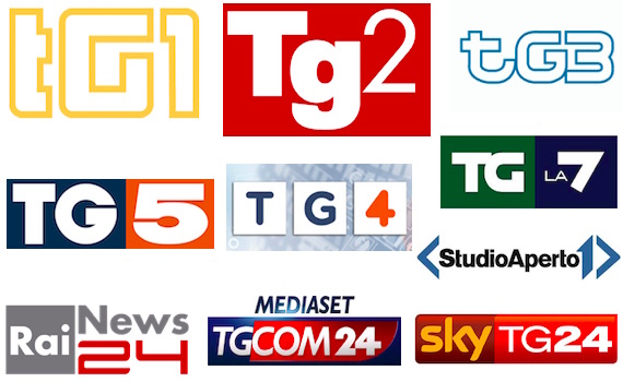 Telegiornali: Tg1 il più visto in tv, Sky Tg24 2 milioni su Twitter,  TgCom24 1,3 milioni su Facebook - TvZoom