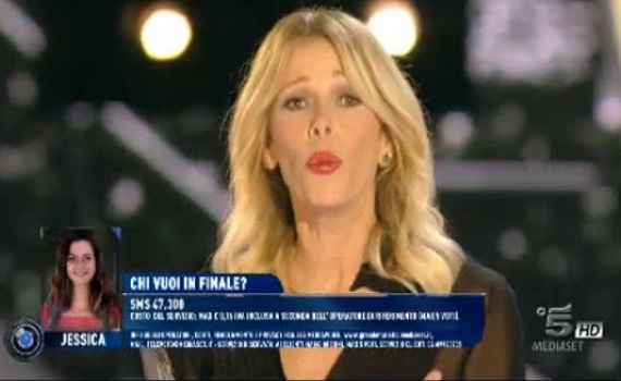 Ascolti Tv: Marcuzzi al top, 37% con i finalisti del Gf. Francesca Chaouqui fa bingo anche da Formigli