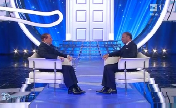 Ascolti Tv 12 Giugno 2023: Nel cordoglio per Berlusconi è Porta a Porta la più vista