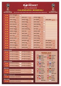 Calendario Mondiali 2018