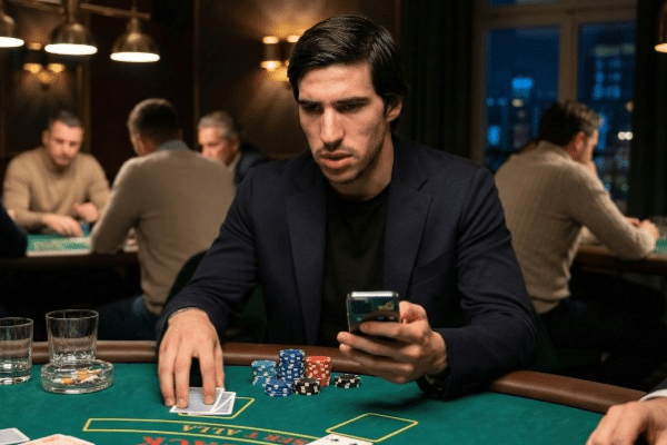 Sandro Tonali scommette al tavolo verde