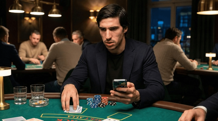 Sandro Tonali scommette al tavolo verde