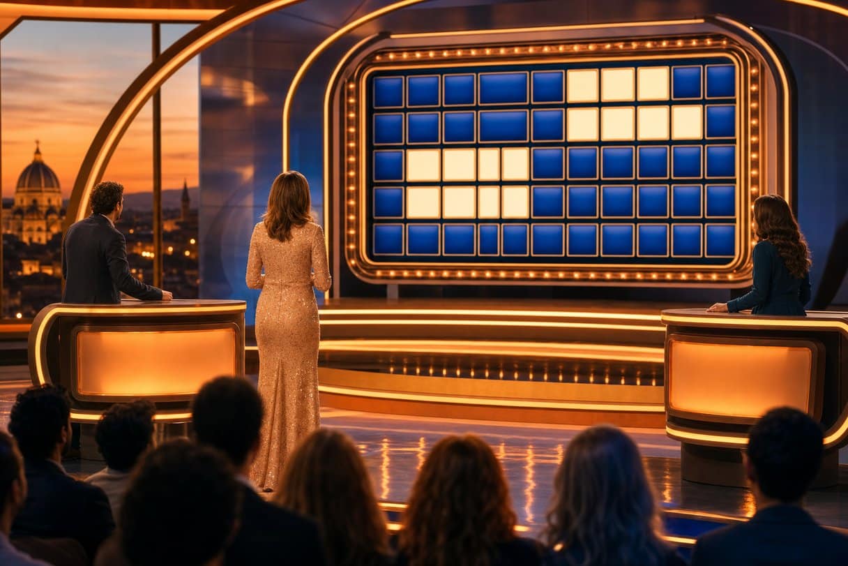 Reazione a Catena - lo studio del game show estivo di Rai 1