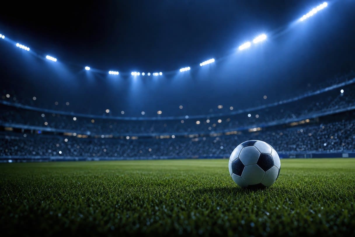 Dove vedere l Inter - stadio illuminato di blu e nero di notte
